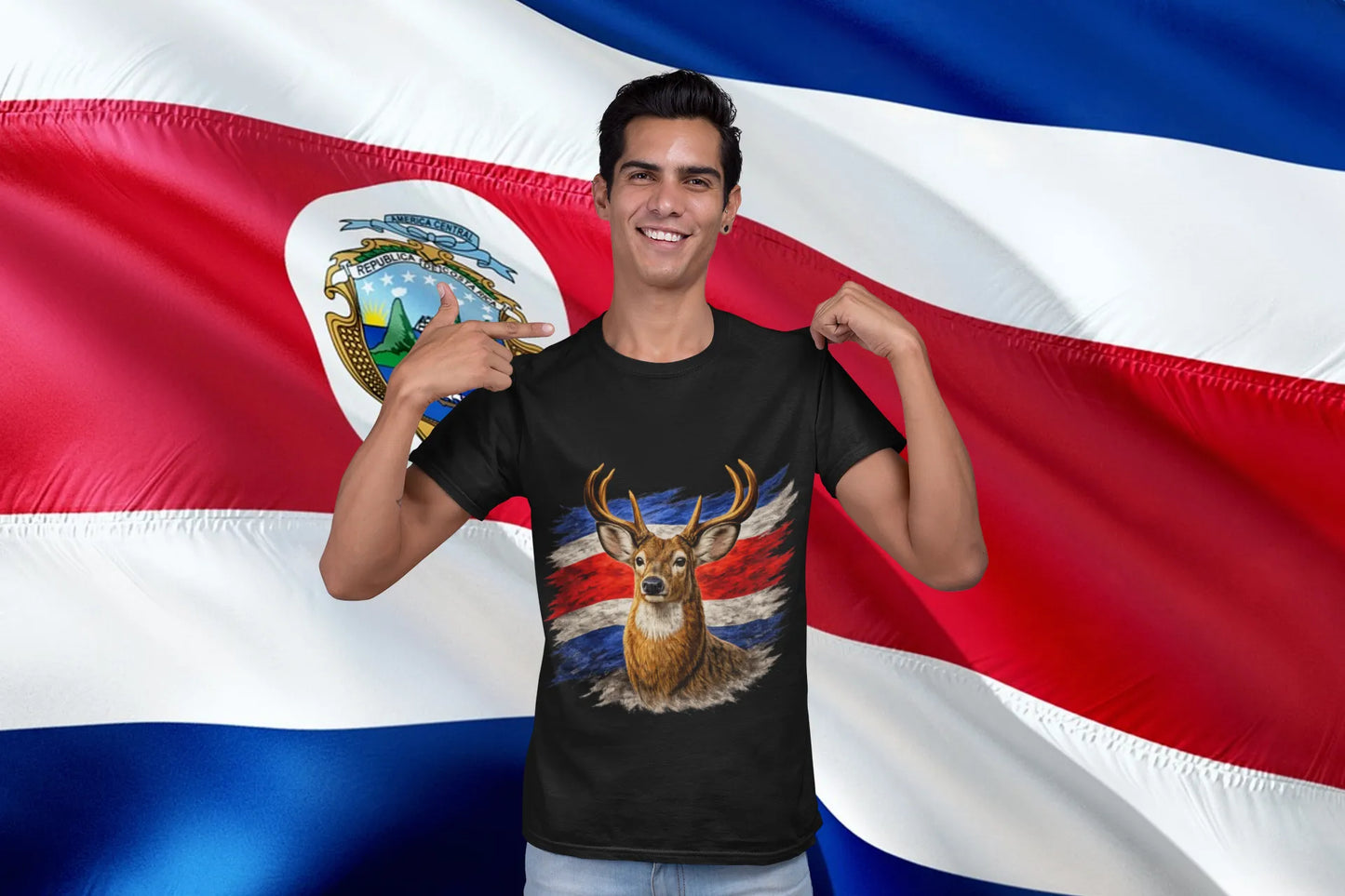 Costa Rica White-tailed Deer – Costa Rican National Animal tshirt