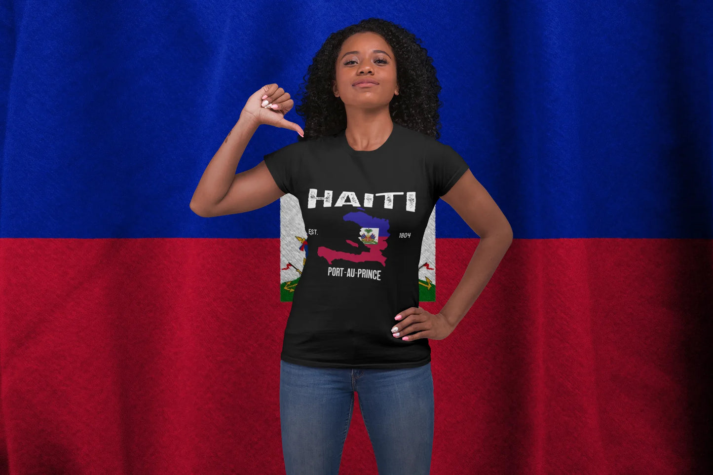 Haiti Port-au-Prince Vintage Map T-Shirt – Haitian Pride Independence Tee