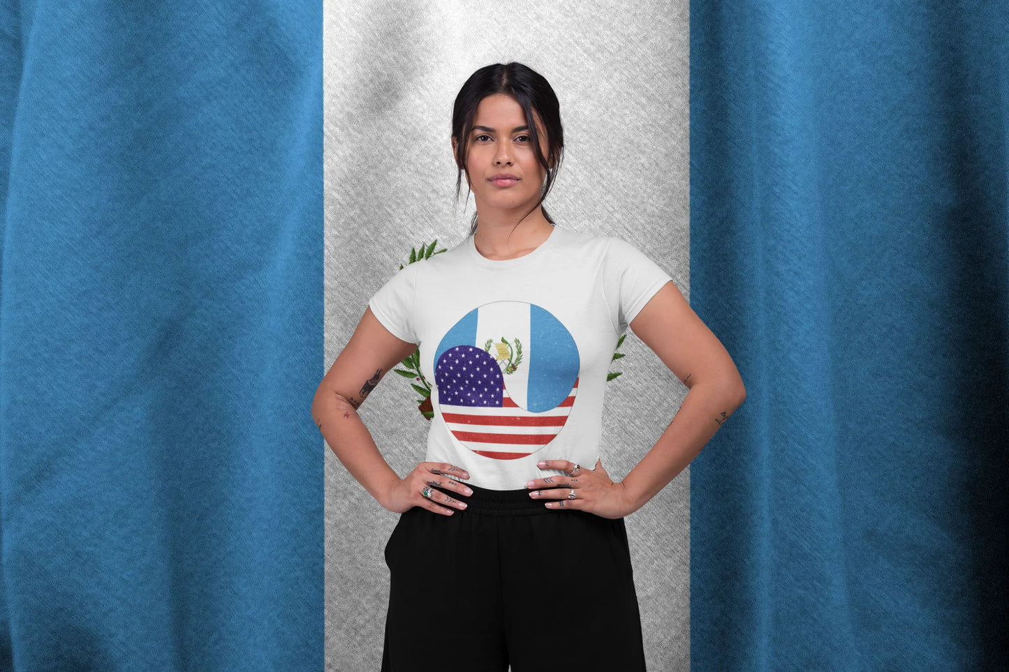USA Guatemala Flag Shirt | American Guatemalan Pride Graphic Tee