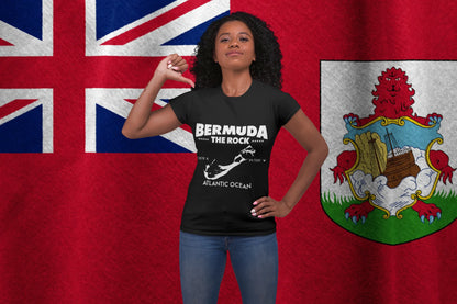 Bermuda Map Design – The Rock Atlantic Ocean Style