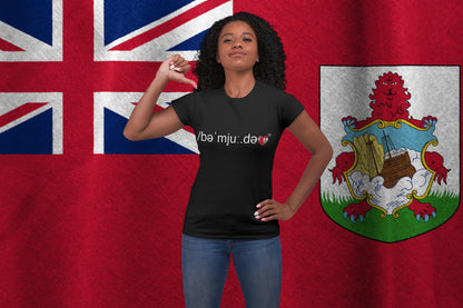 Bermuda Pronunciation T-Shirt – /bəˈmjuːdə/ Minimal Language Design