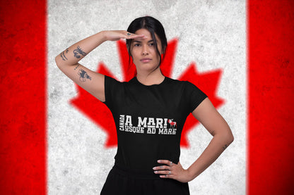 Canada Motto Shirt – From Sea to Sea, Moose Shirt