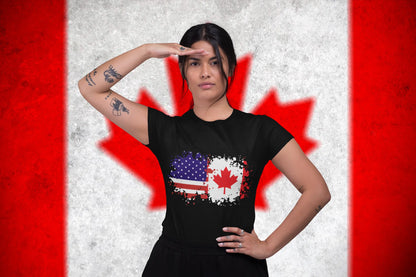 Canada USA Flag Shirt