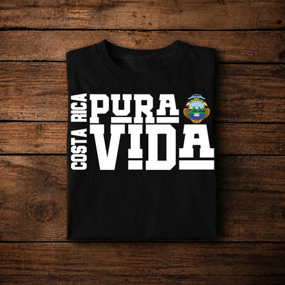 Pura Vida Costa Rica Shirt – Costa Rican Motto Patriotic Tee