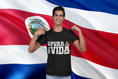 Costa Rica Sloth Vida T-Shirt – Funny Costa Rican Pride Shirt | Pura Vida Graphic Tee