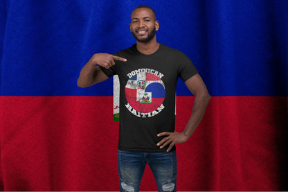 Dominican Haitian Flag T-Shirt – Dominican Republic Haiti Unity Pride Tee