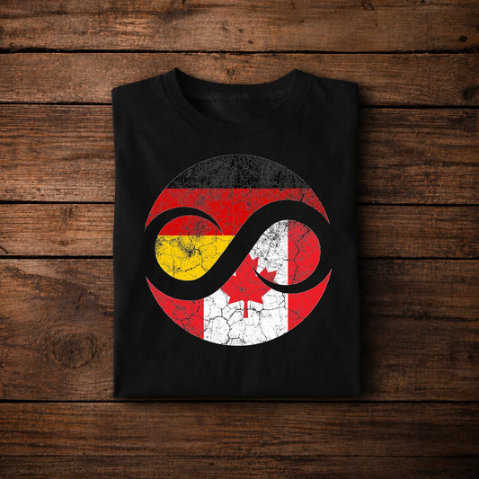 Germany Canada Flag Shirt – German Canadian Pride Graphic Tee