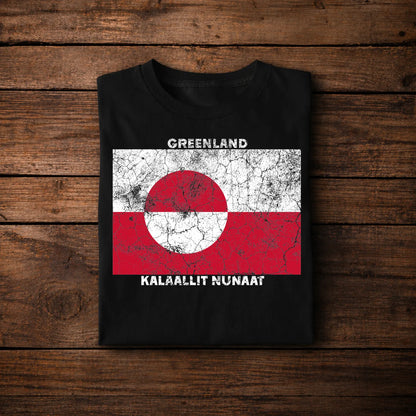 Greenland Flag Vintage Design – Kalaallit Nunaat Pride Style