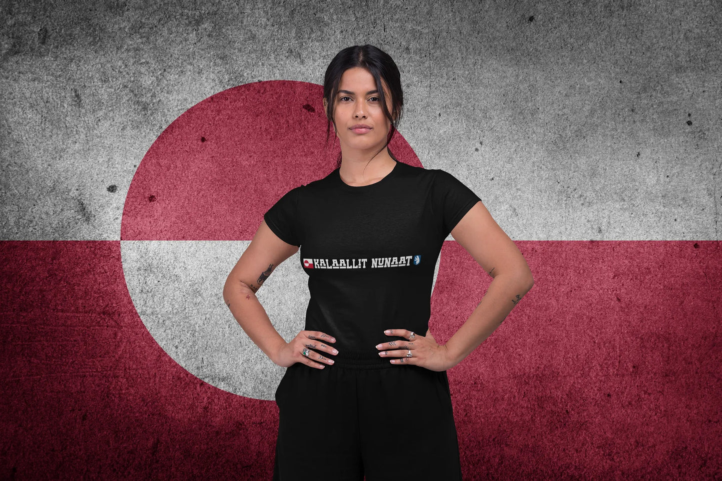 Kalaallit Nunaat Text Design - Nanoq- Greenland Identity Minimal Style