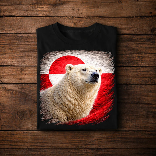 Greenland Polar Bear Flag Design – Arctic Pride Style