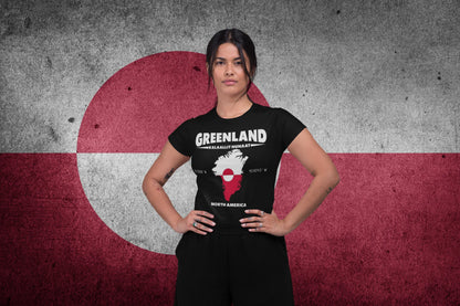 Greenland Flag Shirt – Kalaallit Nunaat Map Design