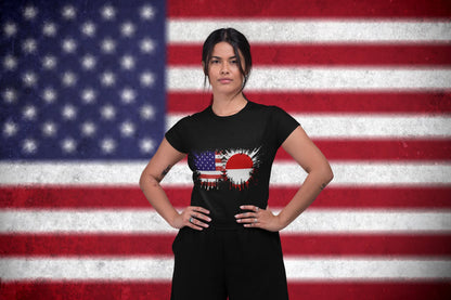 USA Greenland Flag Shirt – American Greenland Fusion Design