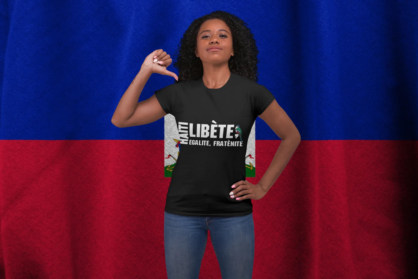 Haiti Motto Liberté Égalité Fraternité T-Shirt – Haitian Pride National Bird Tee