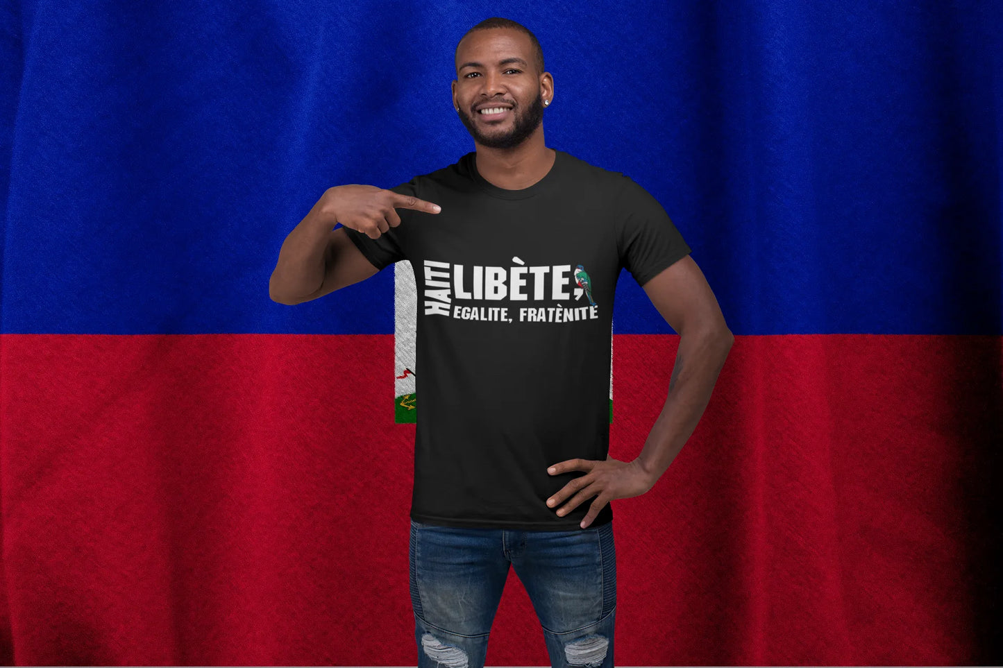 Haiti Motto Liberté Égalité Fraternité T-Shirt – Haitian Pride National Bird Tee