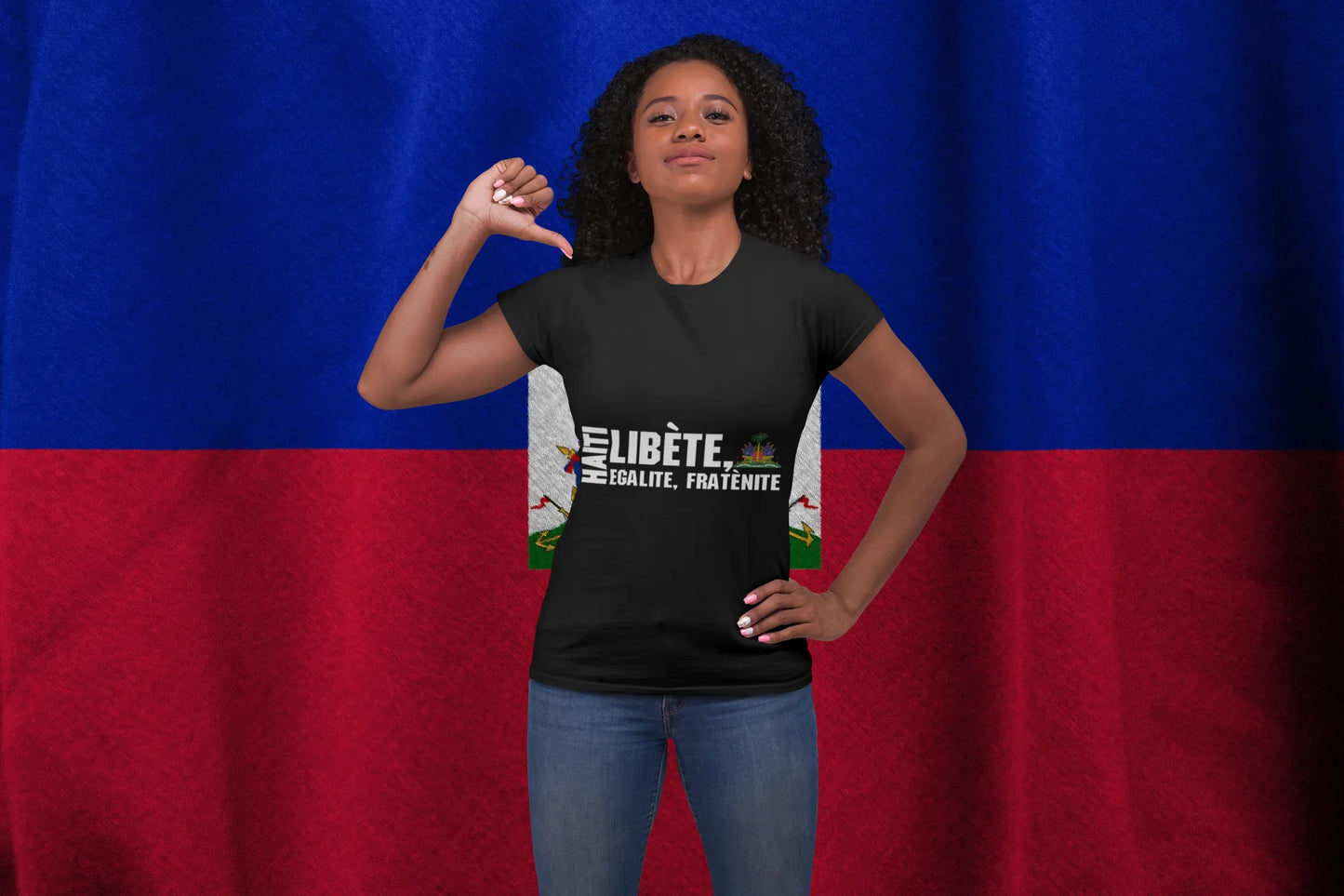 Haiti Motto Shirt – Liberté Égalité Fraternité Haitian Pride T-Shirt