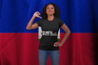 Haiti Motto Shirt – Liberté Égalité Fraternité Haitian Pride T-Shirt