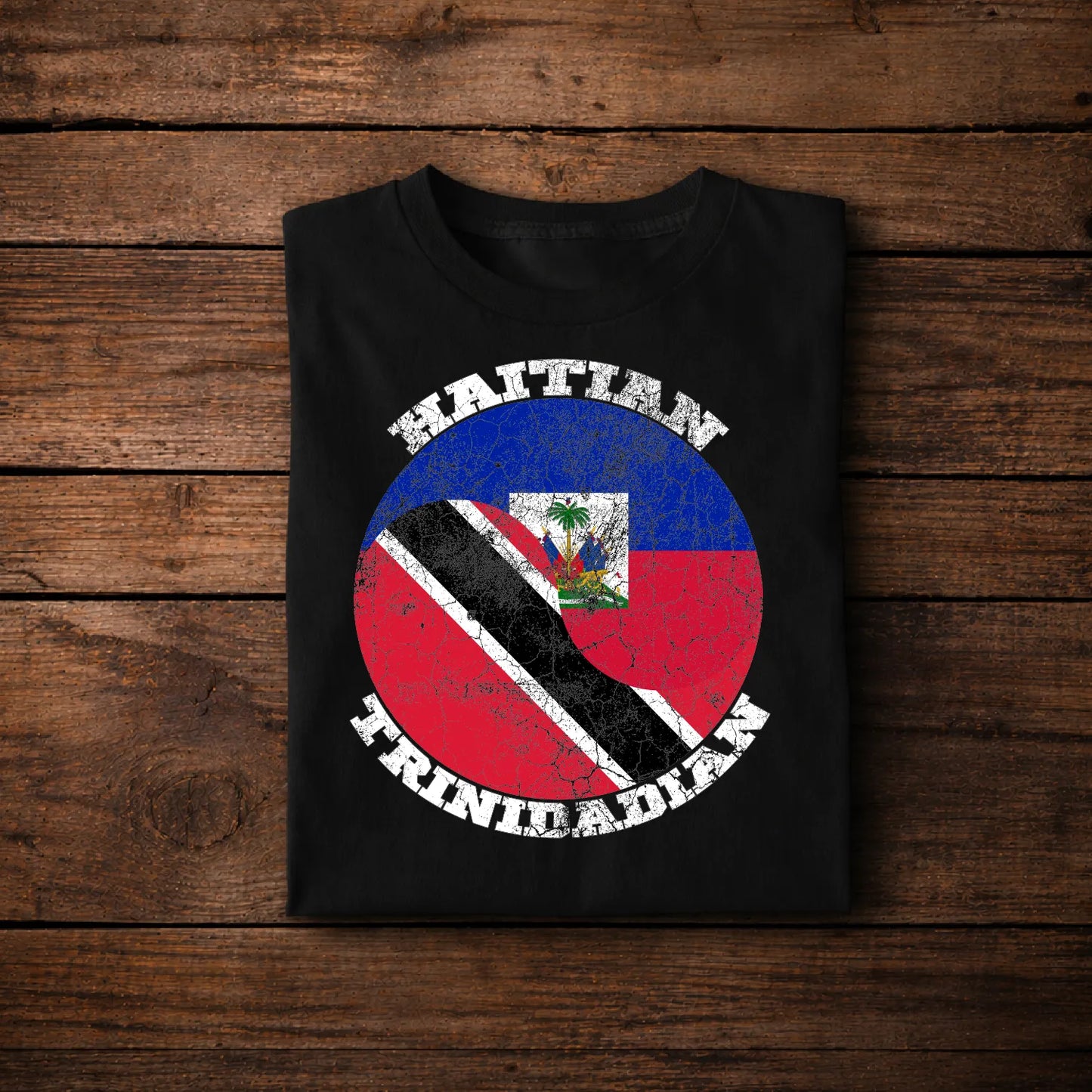 Haitian Trinidadian Heritage T-Shirt – Haiti trini Flag Caribbean Pride Tee