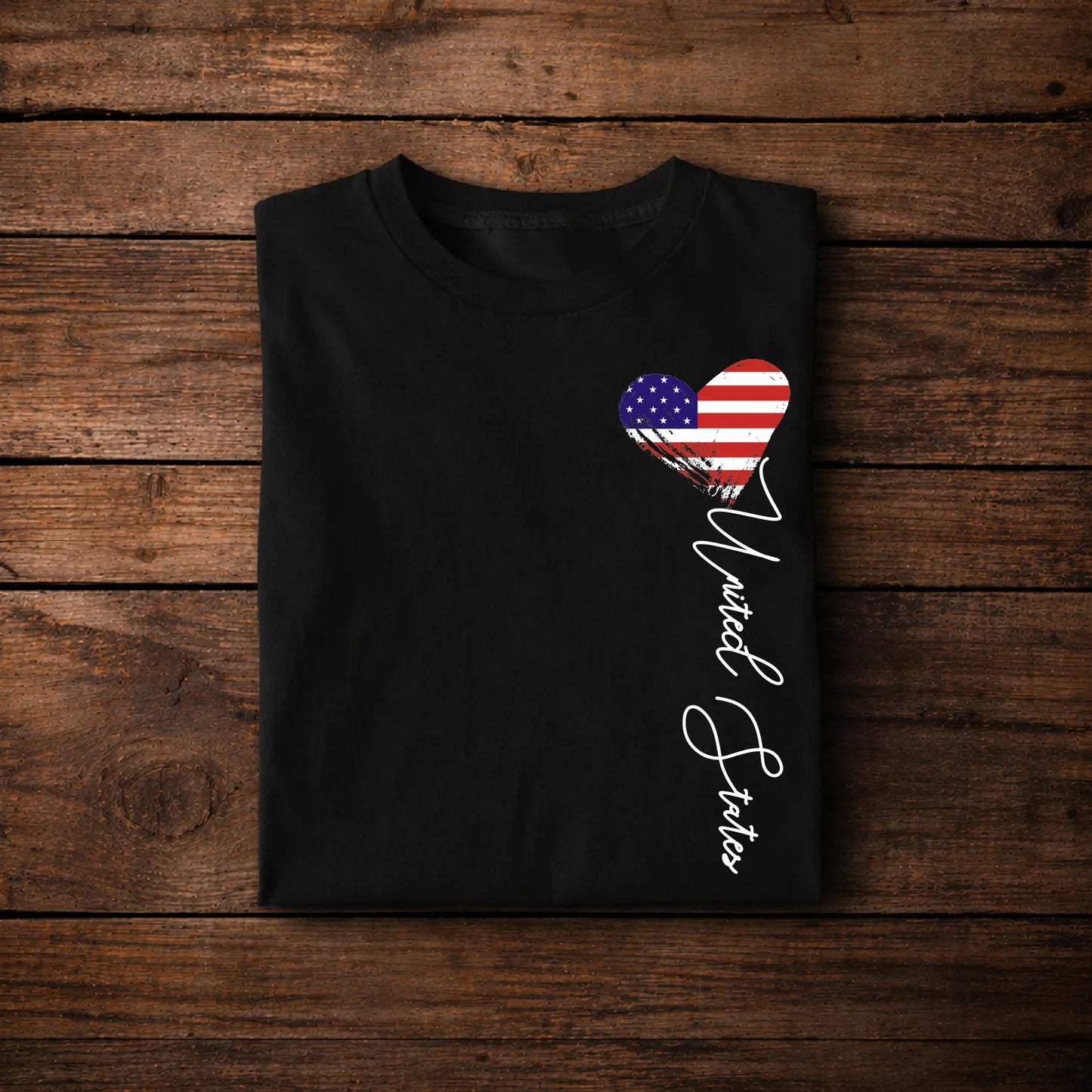 USA Heart Flag T-Shirt ❤️🇺🇸 | Made with Love American Pride Shirt