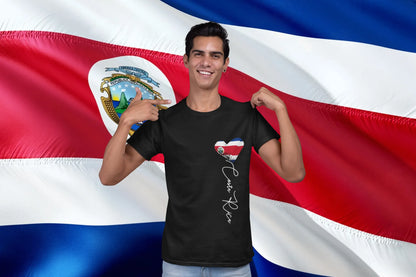 Costa Rica Heart T-Shirt – Love Costa Rica Shirt | Costa Rican Pride Graphic Tee