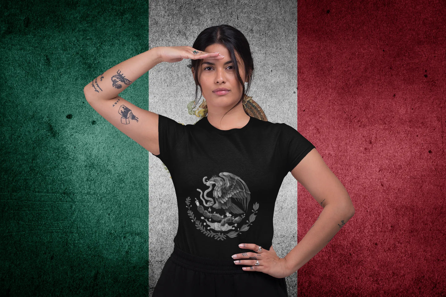 Mexico Eagle Emblem Design – Minimal Mexican Symbol Style