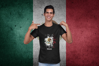 Mexico Eagle Splash Design – Mexican Pride Flag Style
