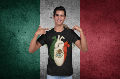 Mexico Heart Anatomy Design – Mexican Pride Artistic Style