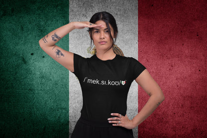 Mexico Pronunciation Design – Mexican Name Typography Style