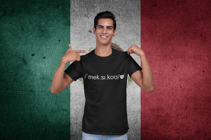 Mexico Pronunciation Design – Mexican Name Typography Style