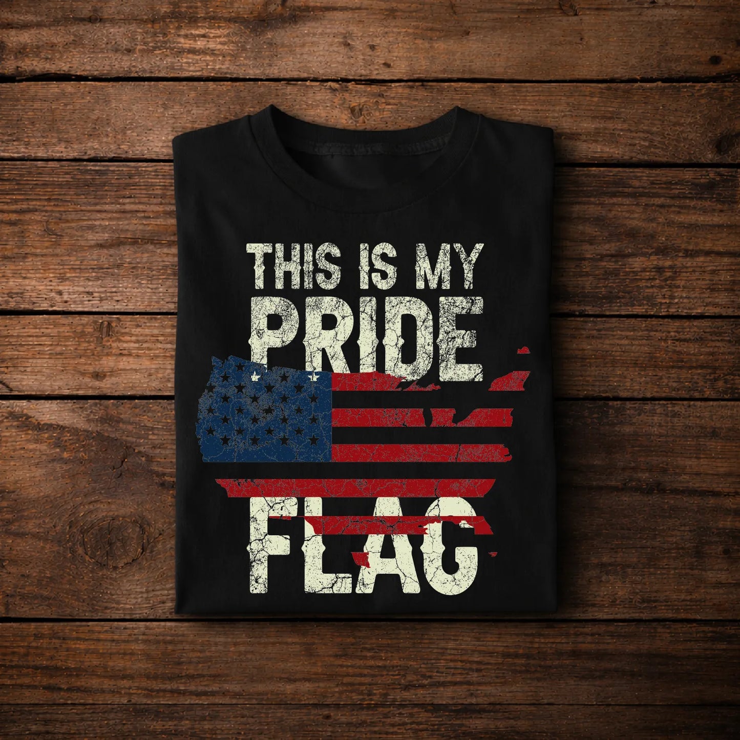 USA Pride Flag T-Shirt – Patriotic American Tee