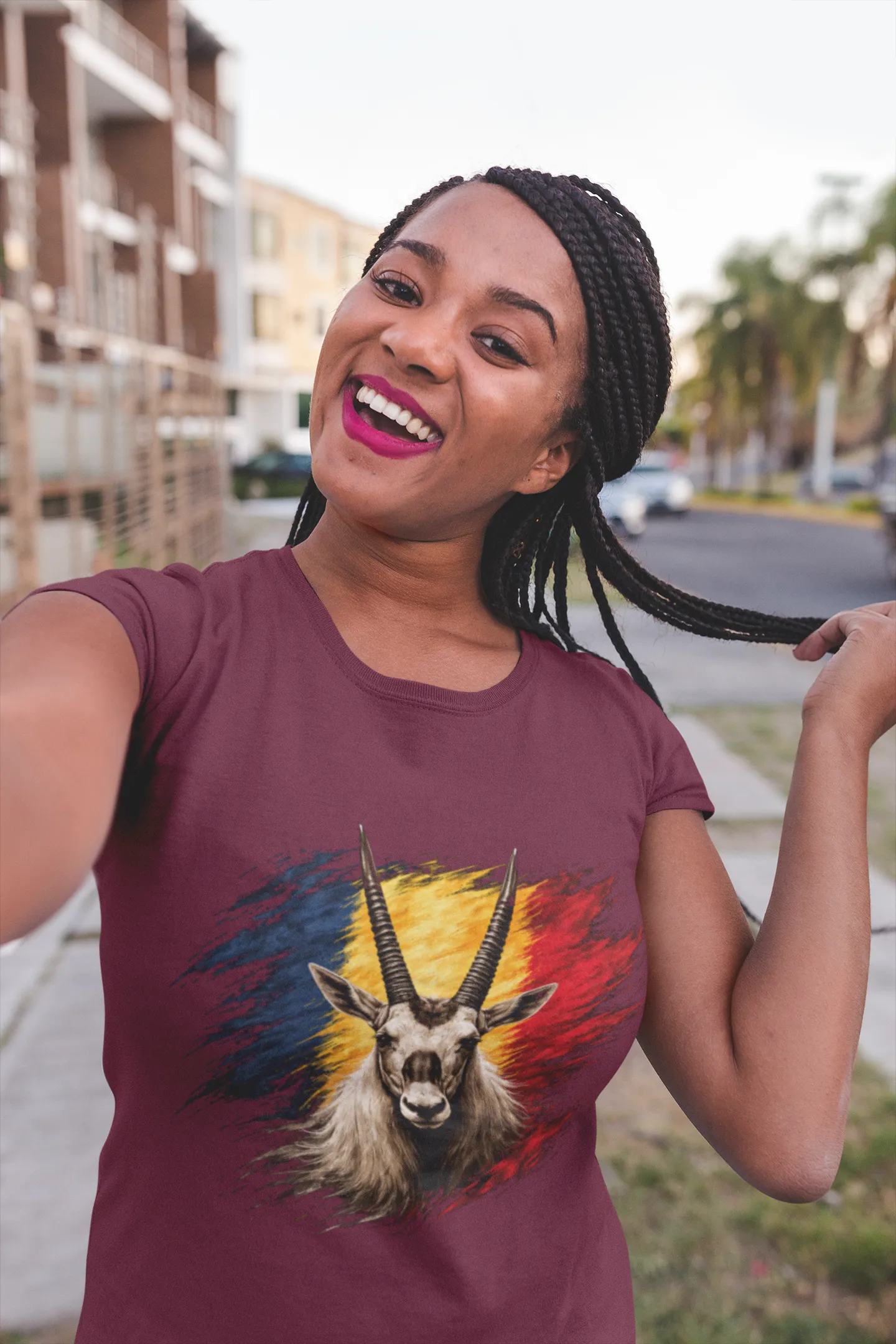 Chad Oryx T-Shirt, Chad Flag Shirt, Chadian Heritage Tee, Chad Pride Gift, African Travel Souvenir