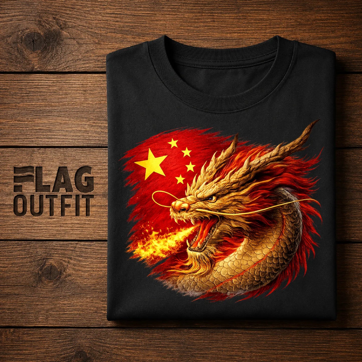 China Dragon T-Shirt, Chinese Dragon Shirt, China Flag Tee, Chinese Heritage Gift, Patriotic China Travel Souvenir