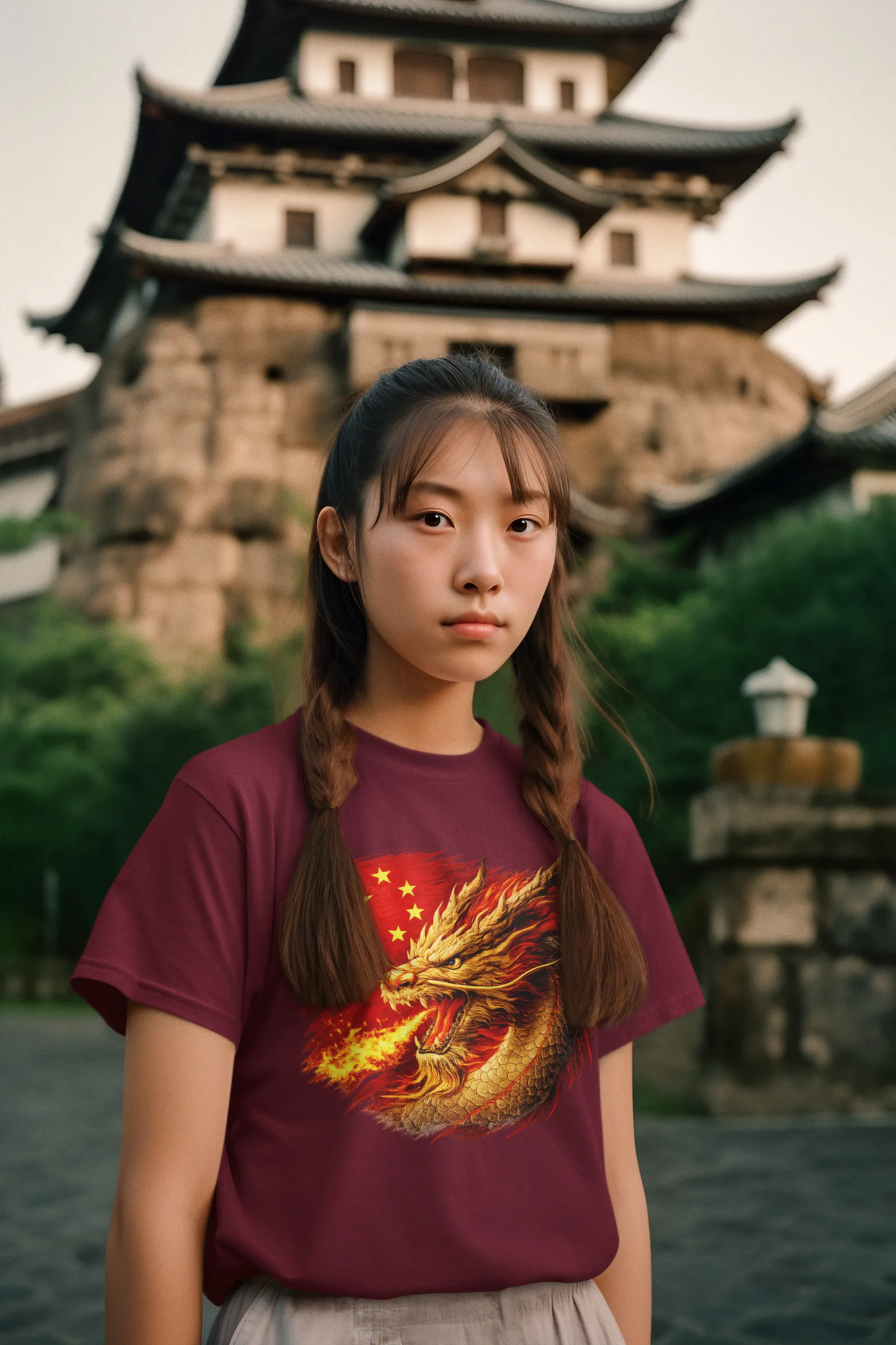 China Dragon T-Shirt, Chinese Dragon Shirt, China Flag Tee, Chinese Heritage Gift, Patriotic China Travel Souvenir