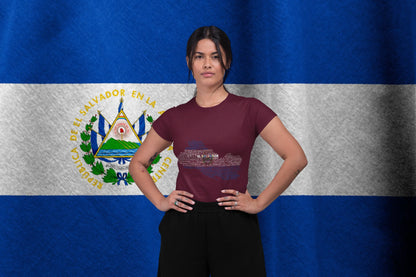 El Salvador Languages Map T-Shirt – Multilingual Salvador Typography Design