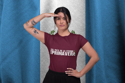Guatemala El País de la Eterna Primavera Shirt | Quetzal National Bird Graphic Tee
