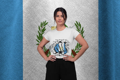 Guatemala Fist Flag Shirt | Guatemalan Pride Strength Graphic Tee