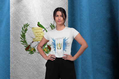 Guatemala Flag Paint Splash T-Shirt – Guatemalan Pride Distressed Design