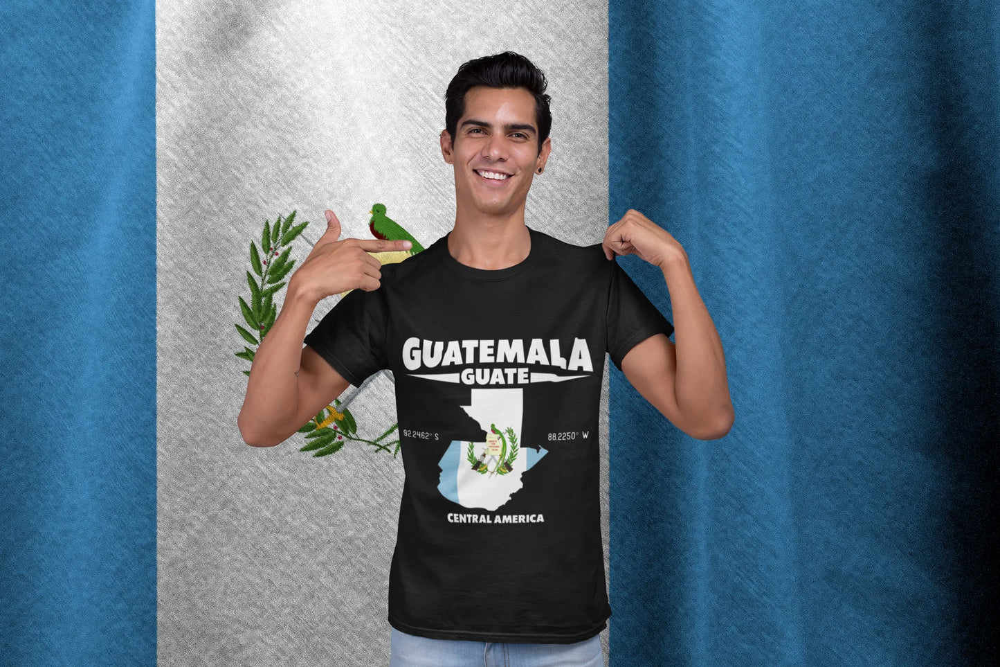 Guatemala Guate Map Flag Shirt | Guatemalan Pride Central America Tee