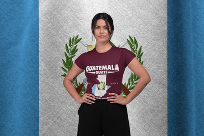 Guatemala Guate Map Flag Shirt | Guatemalan Pride Central America Tee