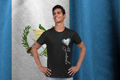 Guatemala Heart Flag Shirt | Guatemalan Love Patriotic T-Shirt