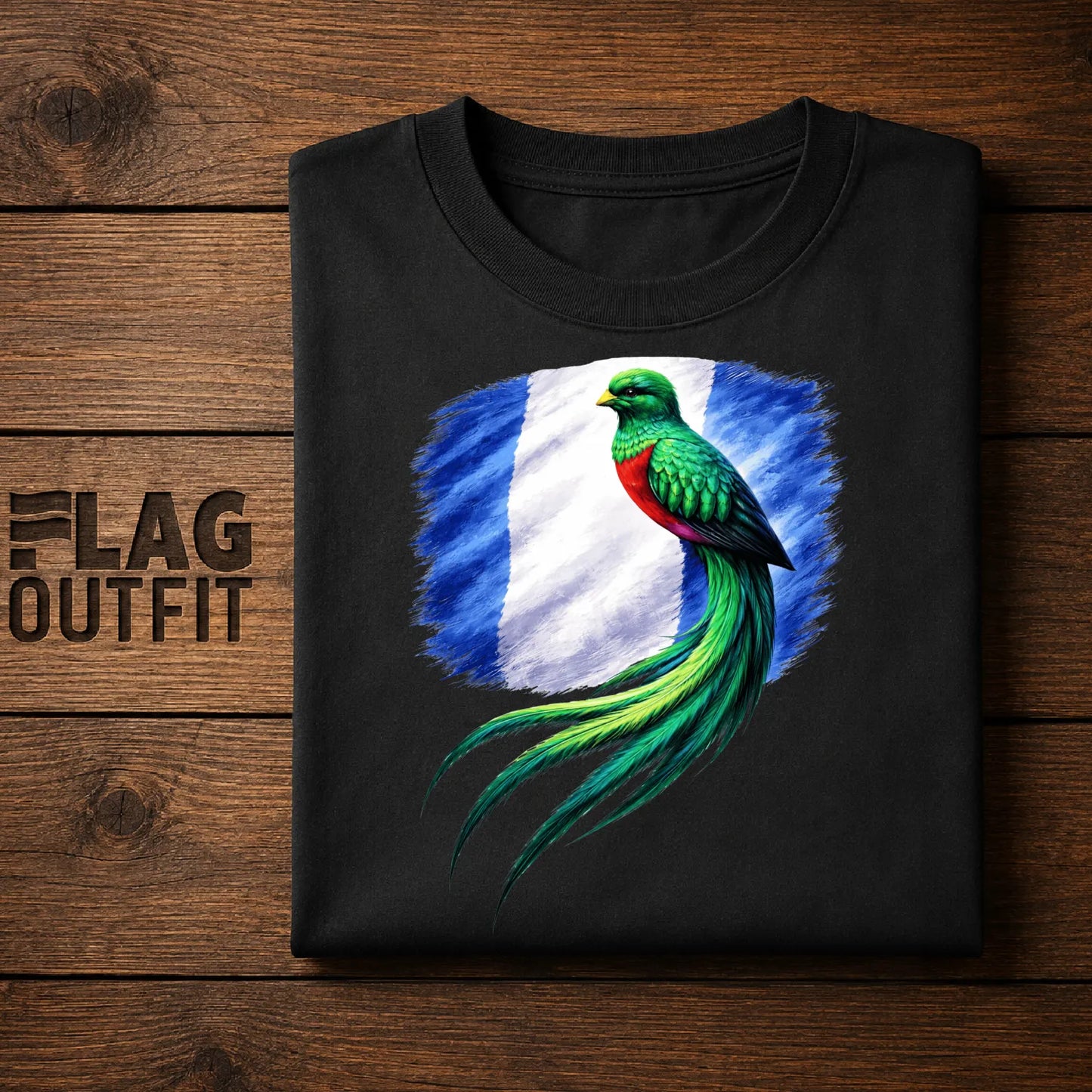 Guatemala Quetzal Bird Shirt | Guatemalan National Bird Flag T-Shirt
