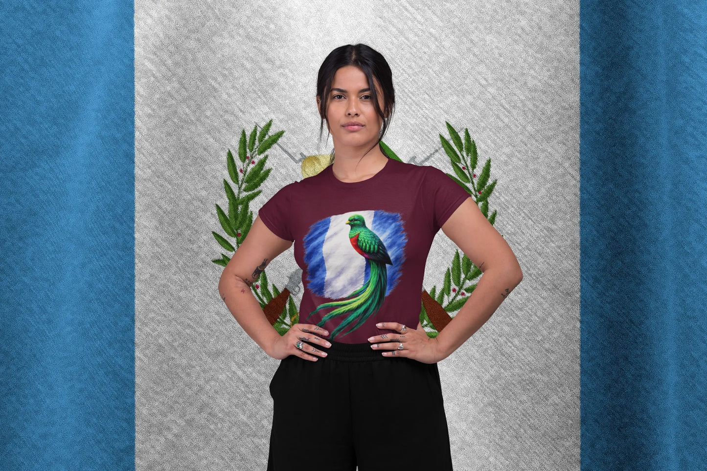 Guatemala Quetzal Bird Shirt | Guatemalan National Bird Flag T-Shirt
