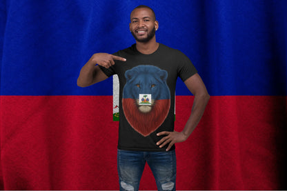 Haiti Lion T-Shirt – Haitian Flag Lion Pride Powerful Patriotic Design