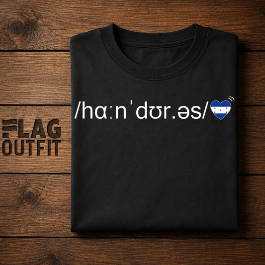 Honduras Pronunciation Shirt | IPA Honduras Phonetic Graphic Tee