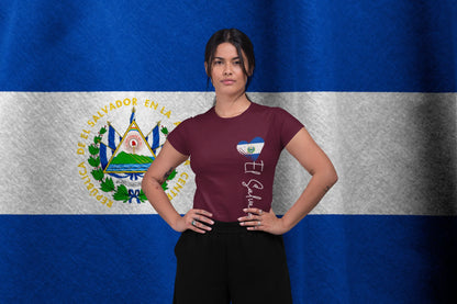 I Love El Salvador Shirt , Salvadoran Heart Flag Design