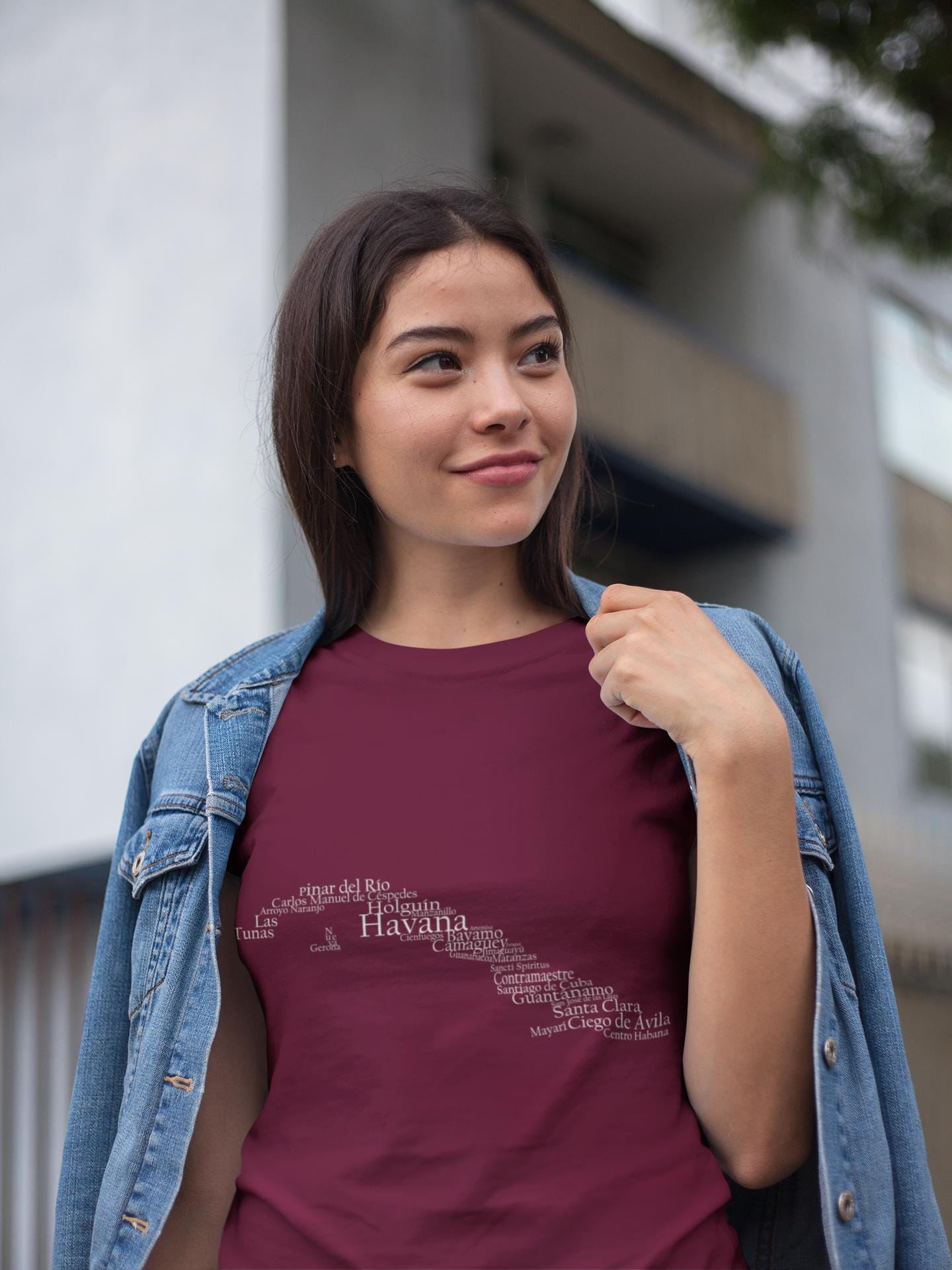 Cuba Cities Map Shirt, Havana Typography Map T-Shirt, Cuba City Names Design, Cuban Heritage Gift, Travel Lover Tee