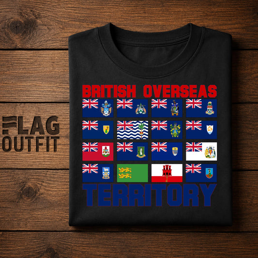 British Overseas Territories Flags Shirt, UK Overseas Territories, British Territories Flags, Overseas Britain Heritage Gift
