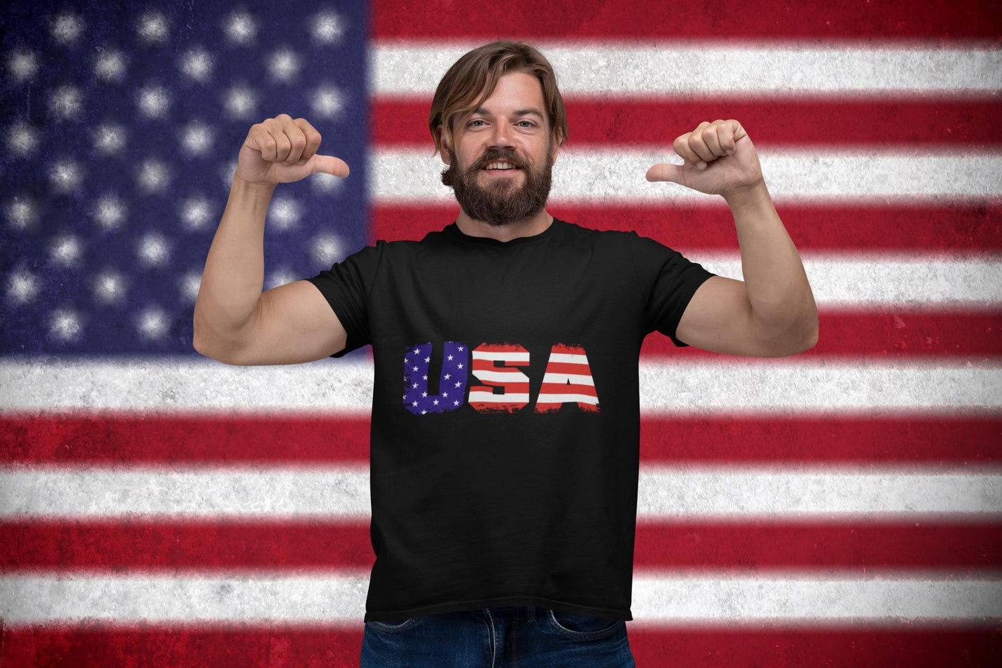 Vintage USA Flag Shirt, Distressed American Flag Tee, Patriotic USA Shirt, Retro USA Graphic, Fourth of July Gift, Memorial Day Tee