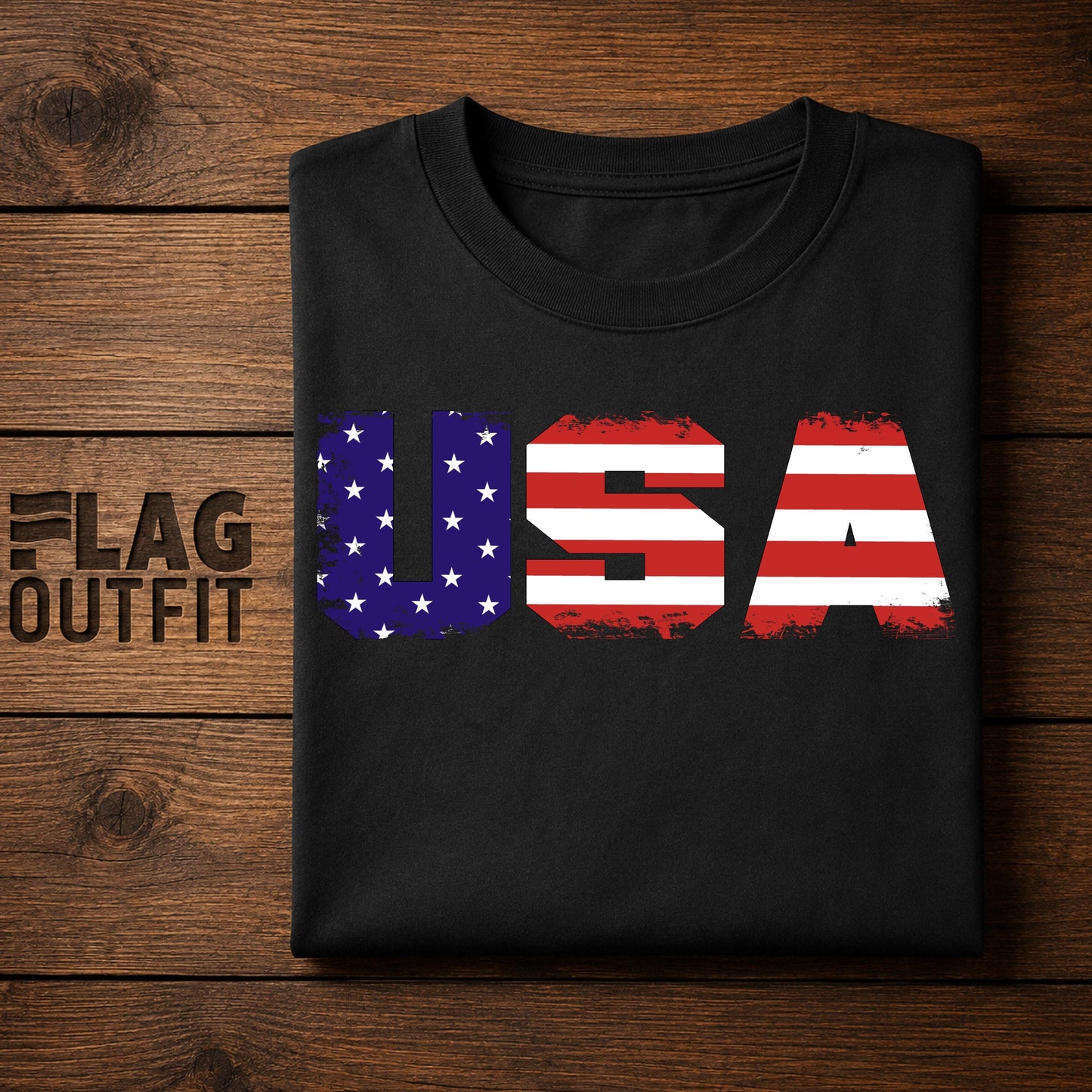 Vintage USA Flag Shirt, Distressed American Flag Tee, Patriotic USA Shirt, Retro USA Graphic, Fourth of July Gift, Memorial Day Tee