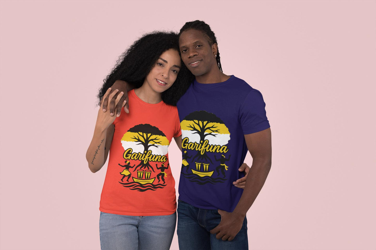 Garifuna Heritage Tree Shirt, Garinagu Culture T-Shirt, Garifuna Pride Gift, Afro Caribbean Roots, Belize Honduras Guatemala