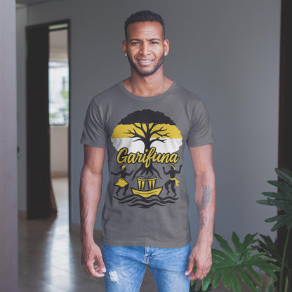 Garifuna Heritage Tree Shirt, Garinagu Culture T-Shirt, Garifuna Pride Gift, Afro Caribbean Roots, Belize Honduras Guatemala